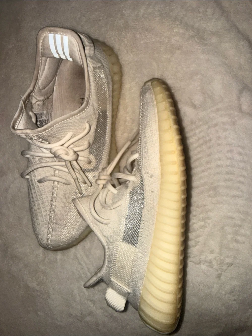 Yeezy Men Sneakers — Light Beige / Gum